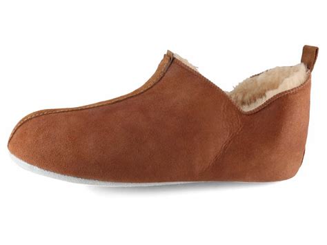 SHEPHERD Sheepskin Slippers Henrik, Antique Cognac | Fr