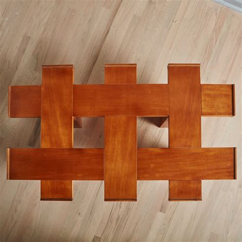Ash Wood + Glass Coffee Table Attributed to Marco Zanuso for Poggi, Italy 1960s — South Loop Loft