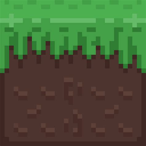 Pixilart - [ Grass Block 2D ] by StartTsu