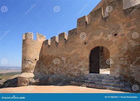 Biar Castle, Alicante, Spain. Stock Image - Image of vintage, tower ...