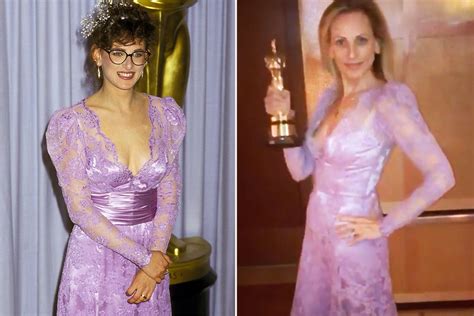 Marlee Matlin Rewears 1987 Oscars Dress While Social Distancing