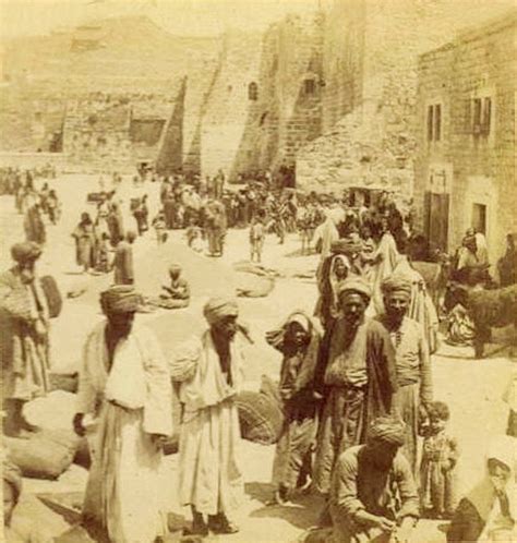 Manger Square, Beyt Lahm (Bethlehem) Palestine about 129 years ago ...