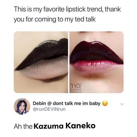 Kaneko setting lipstick trends : r/Megaten