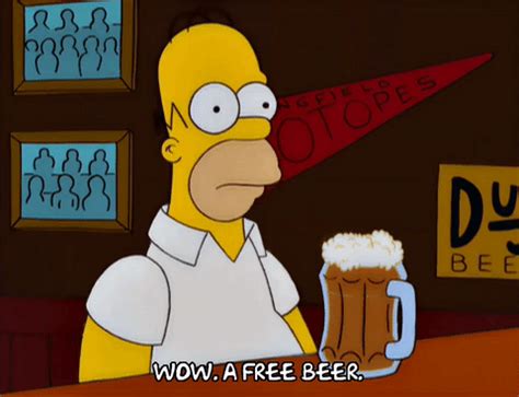 Homer Simpson Beer GIF - Find & Share on GIPHY