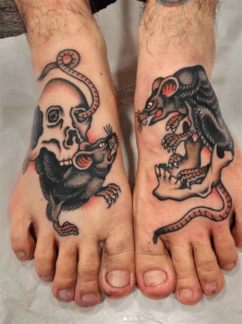 Tattoo uploaded by Rafa Decraneo • Skulls and rats • Tattoodo