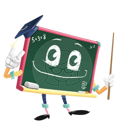 Greeny the Chalkboard - An adorable chalkboard / blackboard character ...