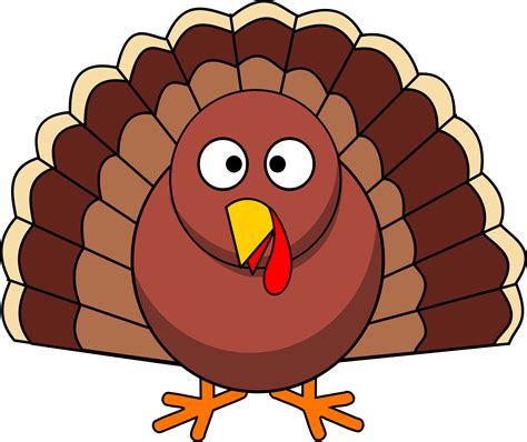 Thanksgiving Turkey Cartoon Clipart