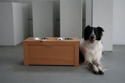 If It's Hip, It's Here (Archives): Modern Custom Handcrafted Wood Dog Feeders and Food Storage ...