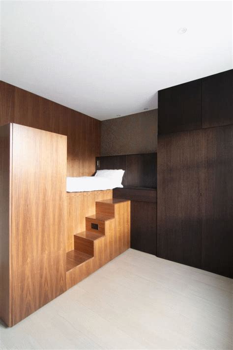 Micro Apartments in London Designed by Bicbloc Minimalist Apartment, Minimalist Decor ...
