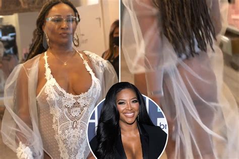 RHOA's Cynthia Bailey, 53, struts in sheer white lingerie and thongs in ...