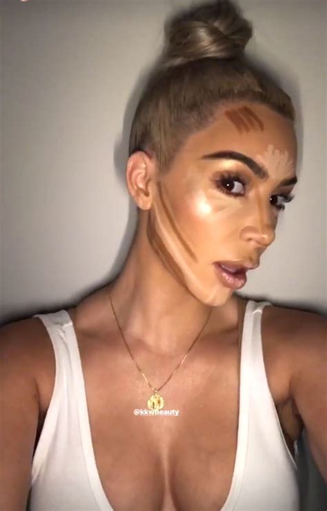 Kim Kardashian Shows Us Her New Contouring Technique