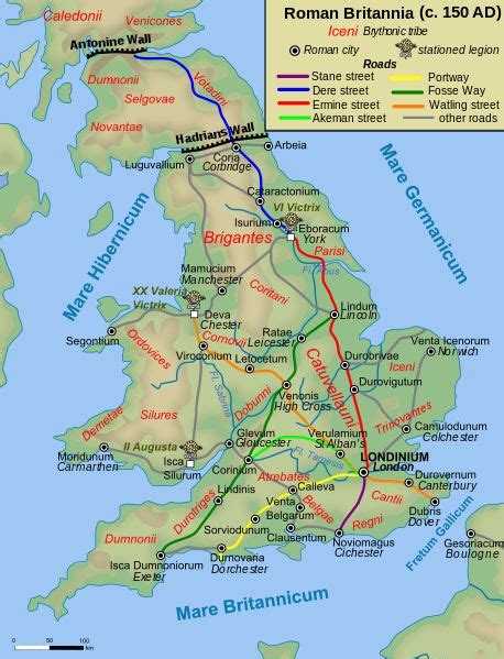 roman scotland - Google Search | Roman roads, Historical maps