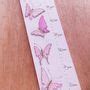Personalised Pink Butterflies Height Chart By Hickory Dickory Designs