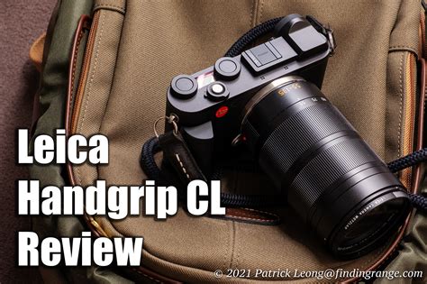 Leica Handgrip CL Review - Finding Range