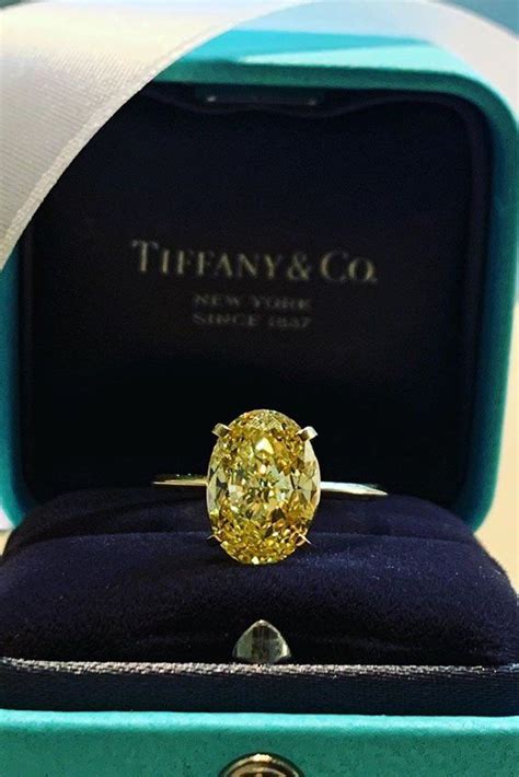 Tiffany Engagement Rings: Fantastic Ring Ideas | Tiffany engagement ring, Yellow diamond ...