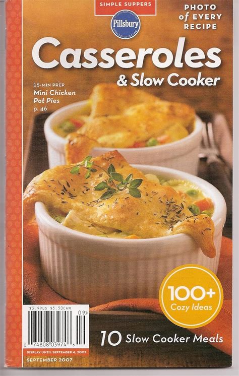 Casseroles & Slow Cooker (Pillsbury Classic Cookbooks, #317): Amazon.com: Books