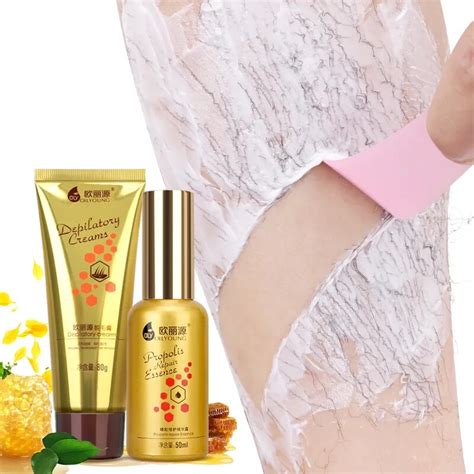 Depilatory Creams Permanent Hair Removal Cream Combination Set Armpit Hair Legs Armpits Vagina ...