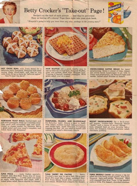 Betty Crocker’s Take-Out Recipes – 1959 | Betty crocker recipes, Bisquick recipes, Recipes