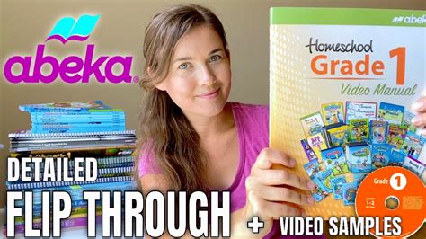 Abeka 1st Grade Homeschool Curriculum Flip Through. Detailed Look At All The Books + Video ...
