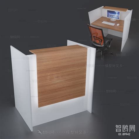 Modern Reception Desk 3D Model Free Download - Model ID.689631359 | 1miba