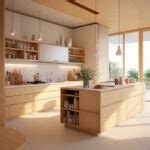 Modern Light Wood Kitchen Cabinets | Wood Kitchen Cabinets Modern