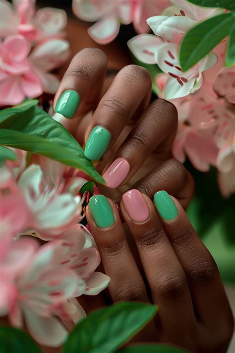 22+ Gorgeous Sage Green & Pink Color Combos to Spice Up Your Nails - NeedleStar