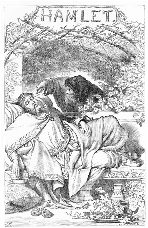 Hamlet Full Page Introductory Illustration | Victorian Illustrated Shakespeare Archive