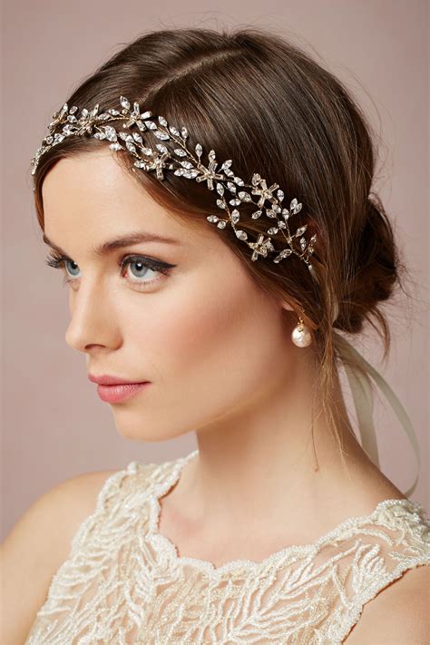 Honeysuckle Headband from BHLDN | Peças de cabelo de casamento, Acessórios para cabelo de noiva ...