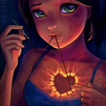 BROKEN HEART | Anime art beautiful, Anime art, Drawings