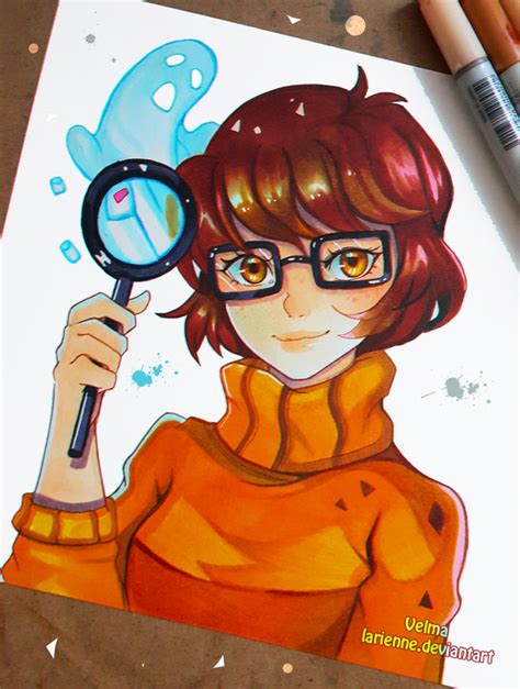 Velma is inquisitive and charming in this Scooby Doo fan art ...