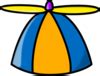 Blank Propeller Hat Clipart Clip Art at Clker.com - vector clip art online, royalty free ...