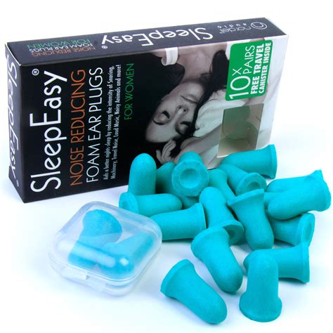 20 Foam Ear Plugs for Sleeping 37dB Snoring/Noise Reduction + Free Case | eBay