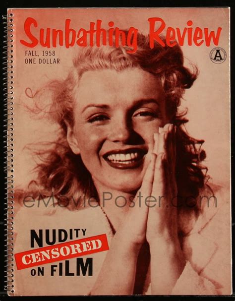 eMoviePoster.com: 5b0490 SUNBATHING REVIEW spiral-bound softcover book 1958 Marilyn Monroe ...