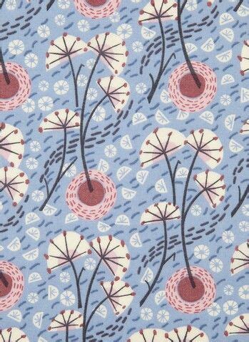 Angela Lewin. Winter stem. | Printing on fabric, Pattern art, Textile ...