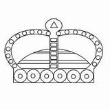 Princess Crown  NetArt sketch template