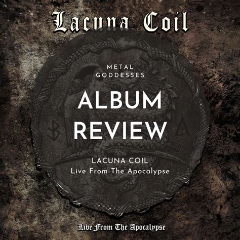 Album review: Lacuna Coil – Live From The Apocalypse – Metal Goddesses