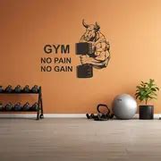 Motivational Gym Wall Sticker Set Nordic Strength Gym Wall - Temu ...