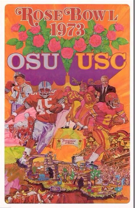 Rose Bowl 1973 | Usc, Rose bowl, Osu