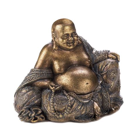 Laughing Buddha Statue,chinese Buddha Statue, Small Seated Smiling ...