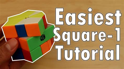 How to Solve the Square-1 (NO Long Algorithms) | Easiest Tutorial - YouTube