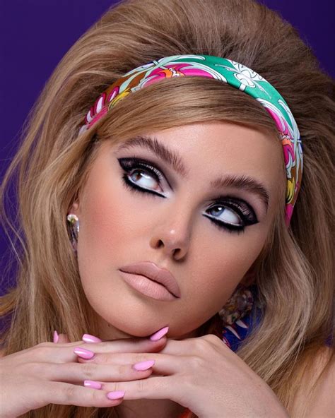 60’s/70’s Makeup Look, Serena Bentley, Sharon Tate inspired | 70s disco makeup, 70s hair and ...