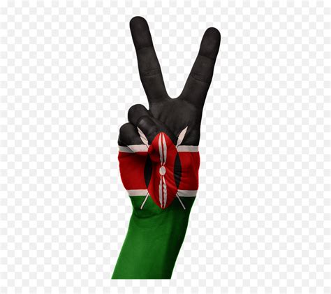 Kenya Flag Hand - Kenyan Flag Transparent Png Emoji,Facebook Emoticons ...