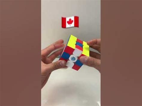 The Canada Flag On The 3x3 Rubik’s Cube - YouTube