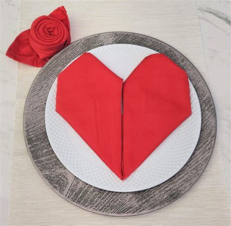 Valentine’s Day Napkin Folding Ideas - Creative Ramblings