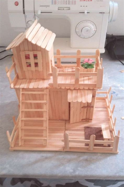 Diy Popsicle Stick Houses Make Your Own Home Kids Art - vrogue.co