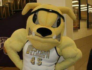 Western Illinois Leathernecks mascot, Rocky the Bulldog | Northern iowa ...