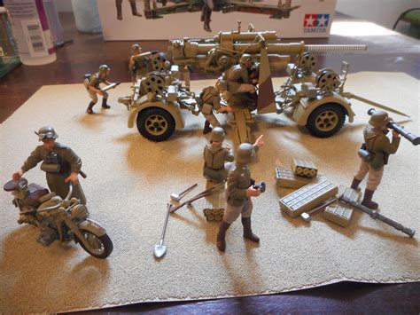Toys & Hobbies Tamiya Model kit 1/35 German 88mm Gun Flak 36/37 w/trailer and crew figures ...