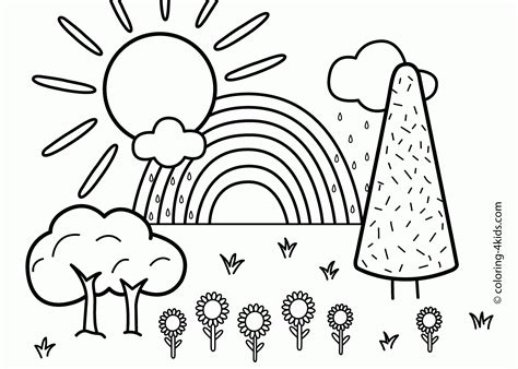 Fall Scenery Coloring Pages at GetDrawings | Free download