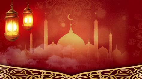 934 Background Merah Islamic Picture - MyWeb