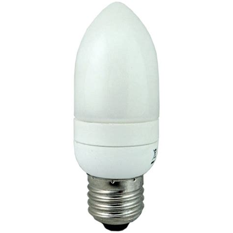 3 watt ES-E27mm Screw Cap Energy Saving Candle Light Bulb